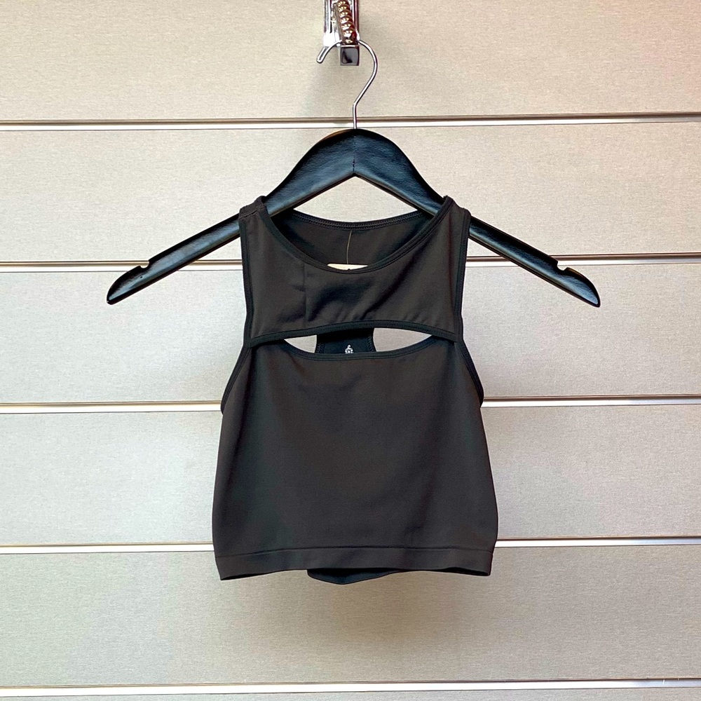 Free People Witness The Fitness Sports Bra - Gravelstone - XS/S